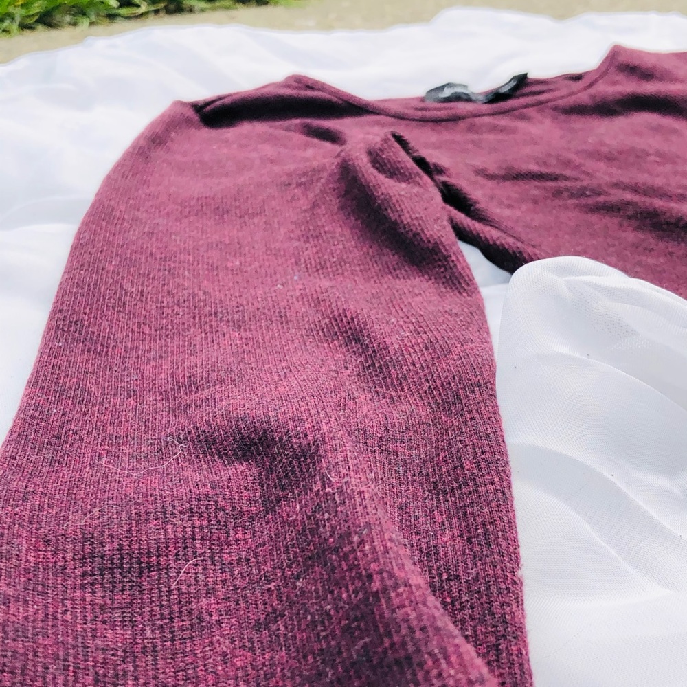 Long sleeved dress it’s dark purple thrifted!